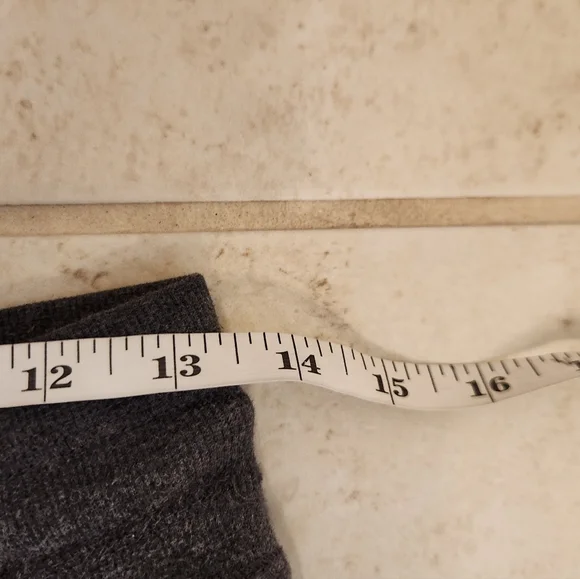 Womens Slim Boot Sweatpants Joggers Size S Grey Low Rise #G244 - Picture 4 of 5